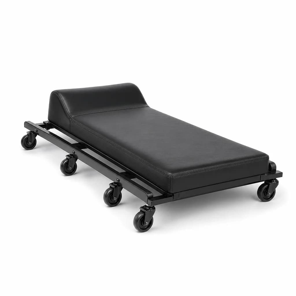 Rolling Creeper Mat — Padded Under-Car Repair Roller with 360° Swivel Wheels